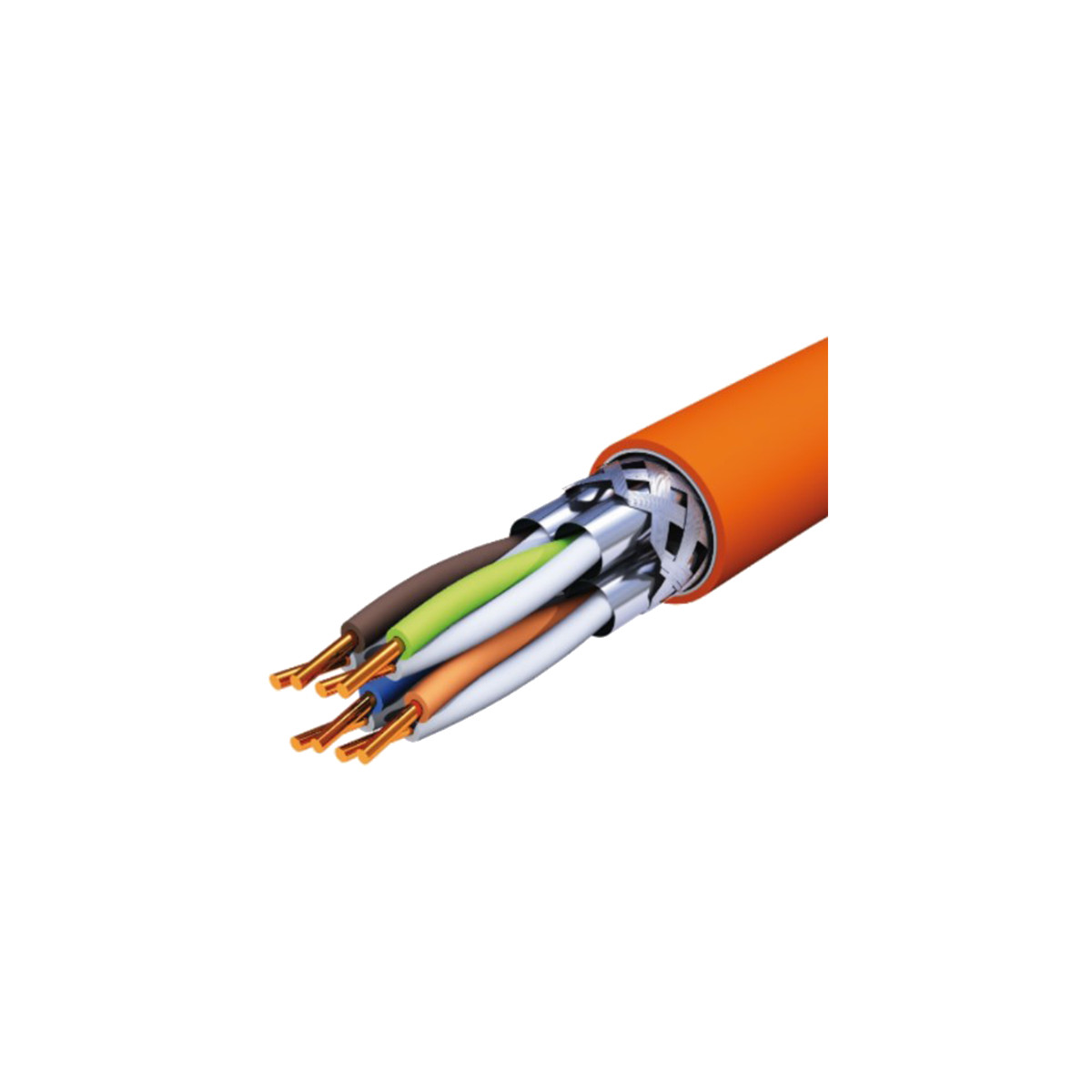 S/FTP kabl CU LSZH CAT7