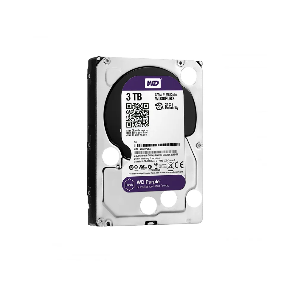 Hard Disk WD30PURX-78 PURPLE 3TB