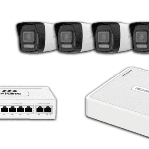 IP komplet video nadzora 4 kamere HiLook IPC-B120HA-LUC sa snimačem NVR-104H-D
