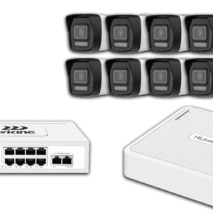 IP komplet video nadzora 8 kamera HiLook IPC-B120HA-LUC sa snimačem NVR-108H-D