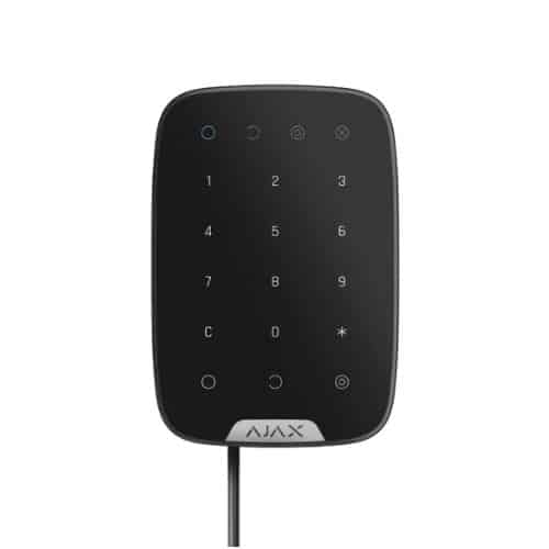 KeyPad Fibra Ajax žični LED šifrator crni KeyPad Fibra Ajax žični LED šifrator crni